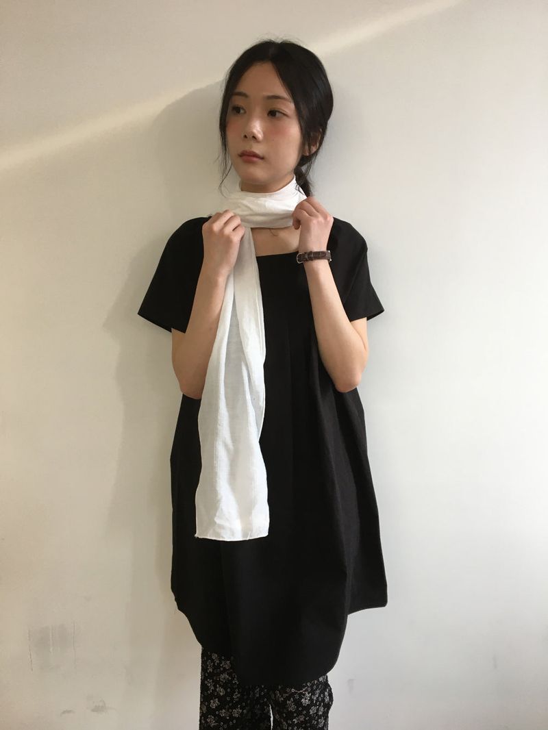 Linne pintuck dress (3color)
