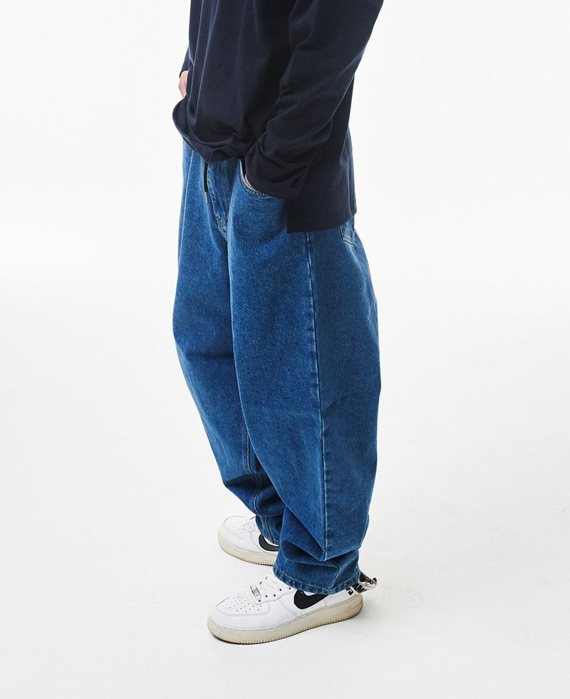 MBSRCOPT100 MID90 BAGGY DENIM PANTS DEEPBLUE