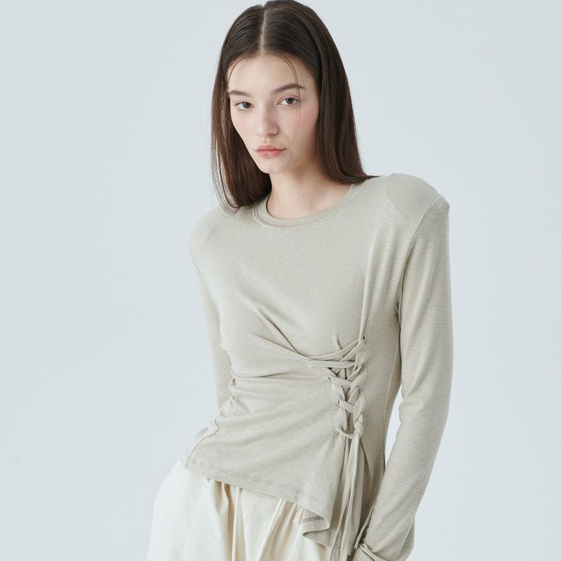 CORSET UNBALANCE TOP / BEGIE