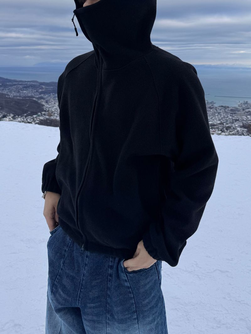 Javelin high face hooded zip-up 2C