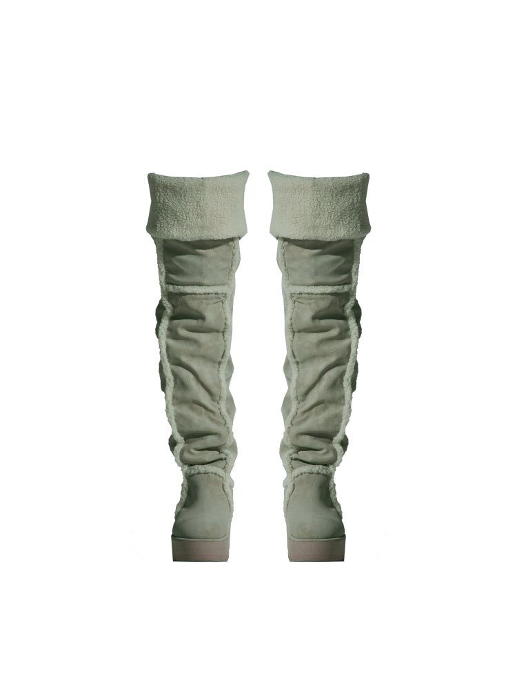 SHEARLING LONG BOOTS