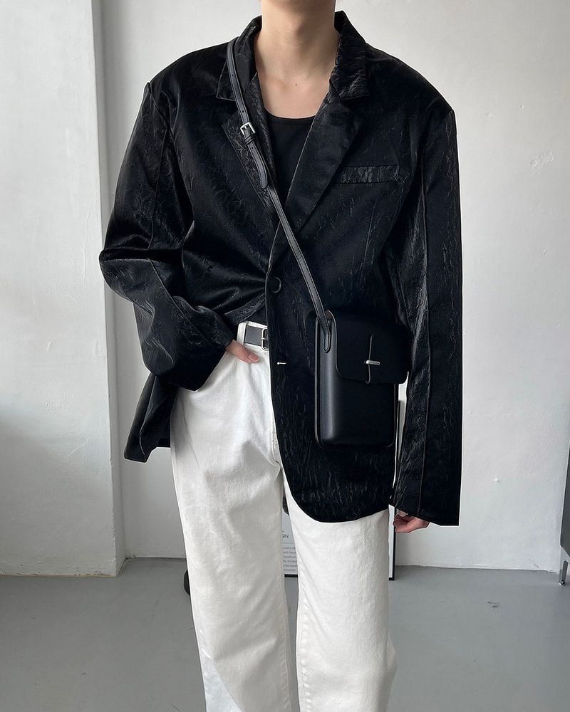 OWN Viper Leather Blazer (2 colors)