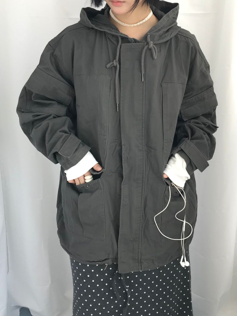 Vintage Pocket Half Bomber Jacket