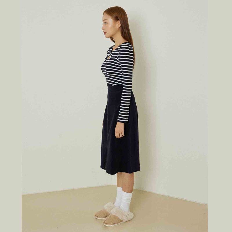 Amber stripes T-shirts (navy)