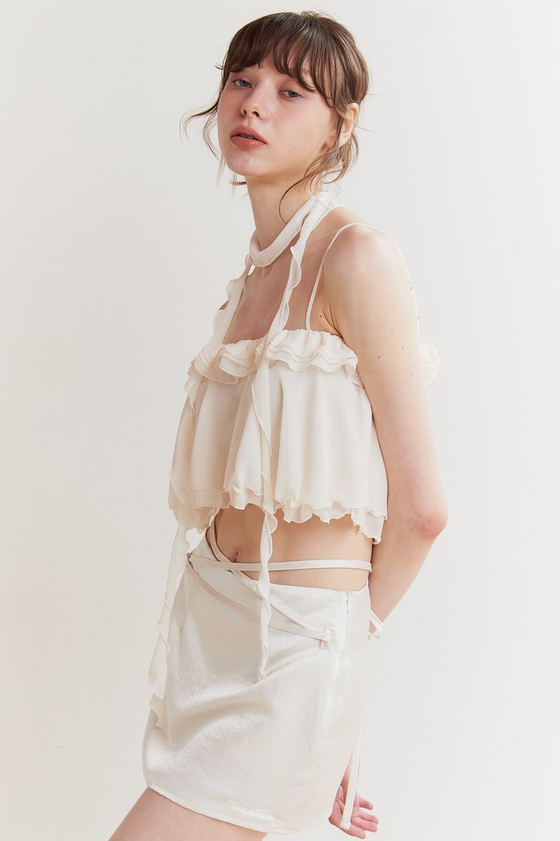 JADE MINI SKIRT cream