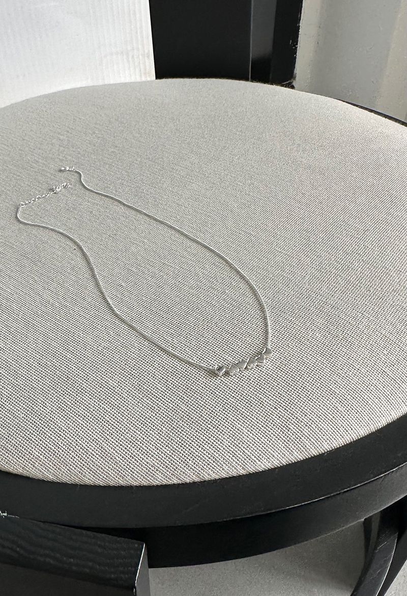 tiny heart necklace