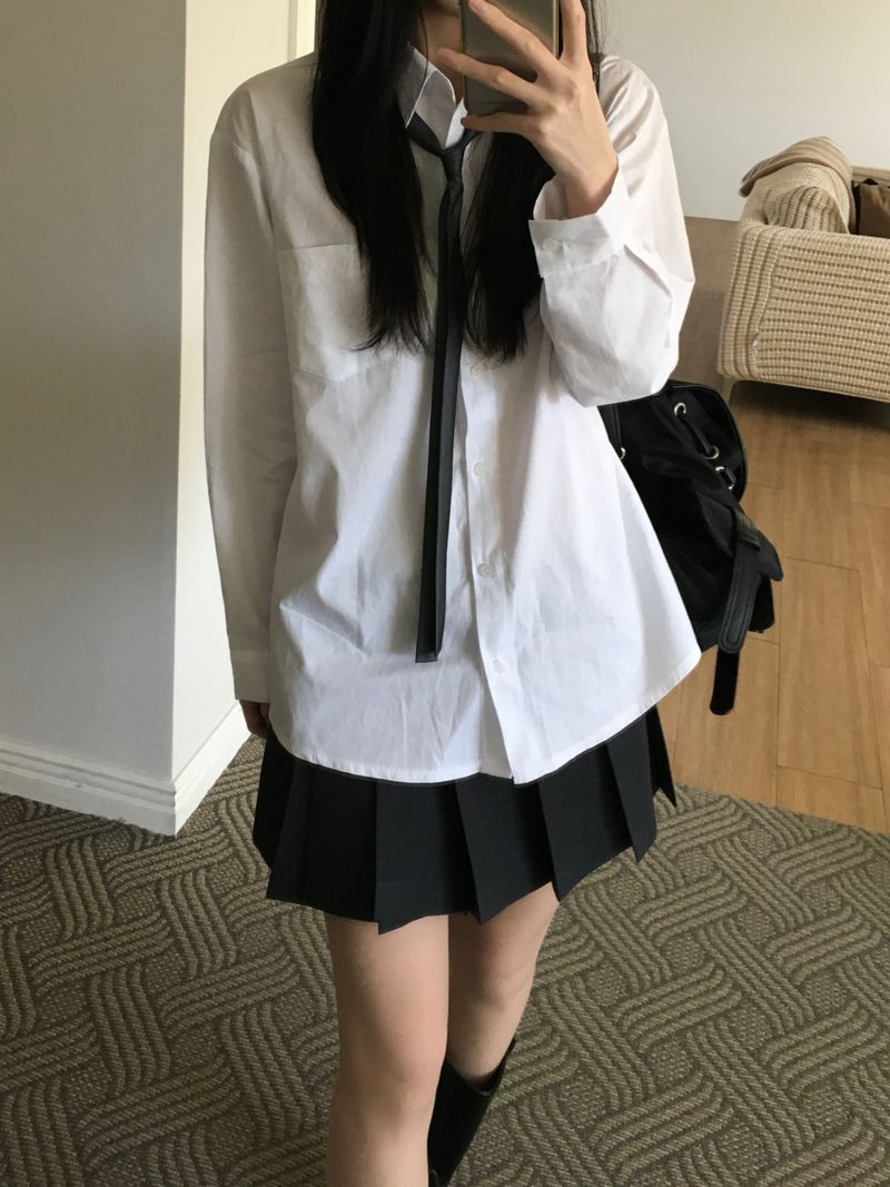 Basic Cotton Shirt (one color)