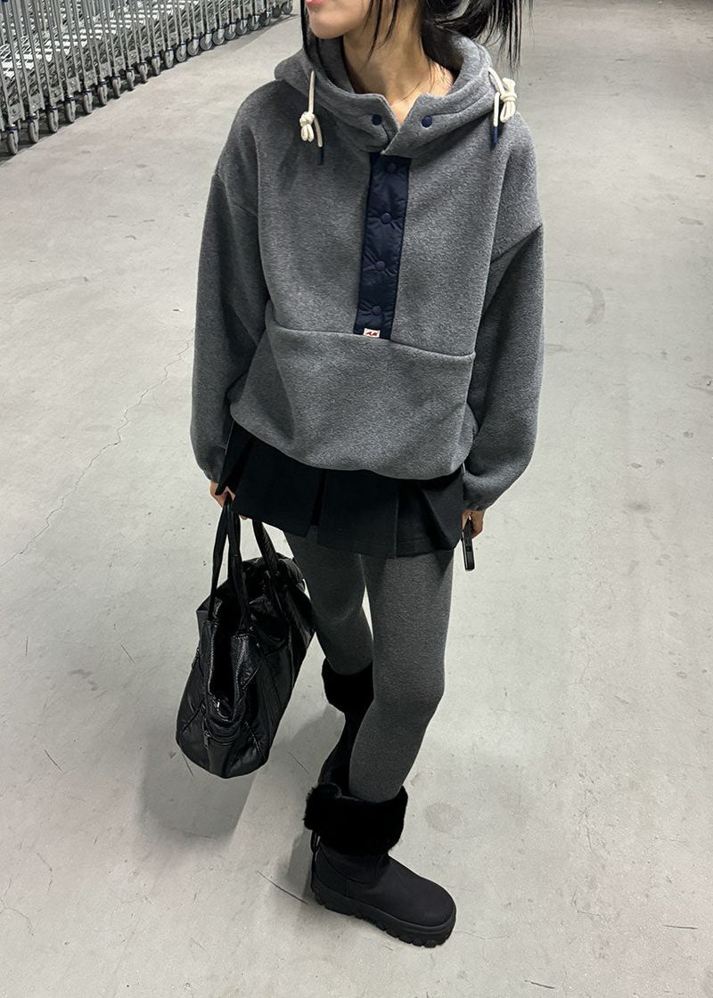 FLEECE HOOD ANORAK