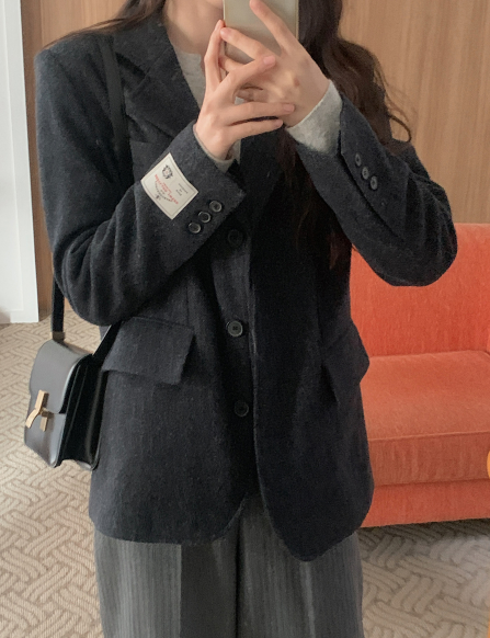 [SHOPPERMADE] Wool Premium Jacket (2color)