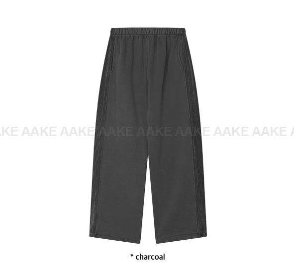 (Lining brushed) SIDE LINE PIGMENT PANTS