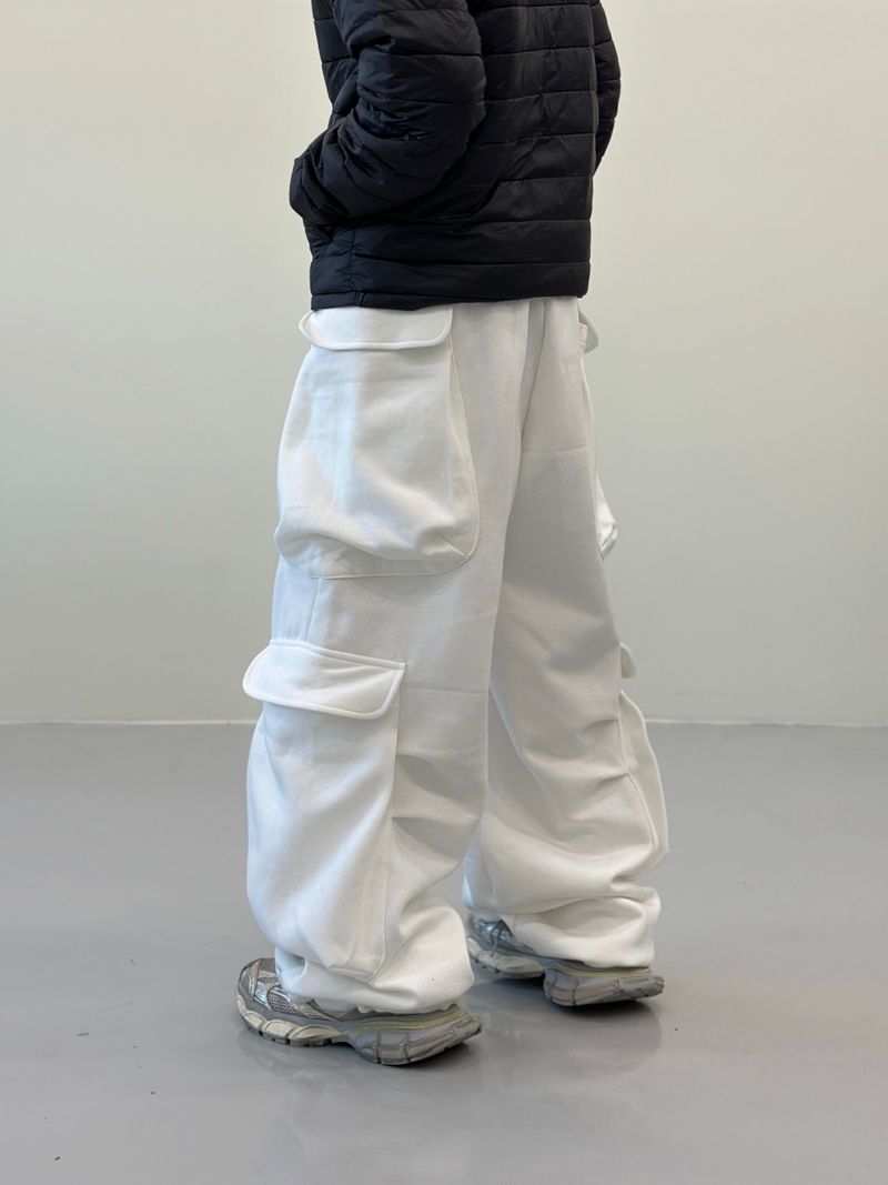 Double Pocket Multi Cargo Sweatpants 4C