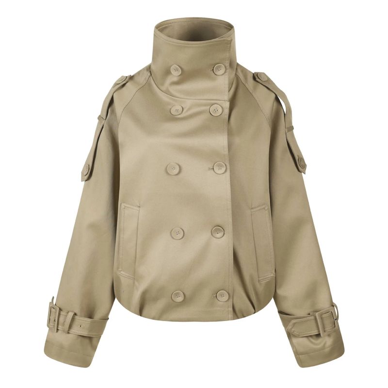 Cozy&Kitsch（コージーアンドキッチ）の「Chloe High-Neck Double Short Trench（Jackets/Outerwear）」