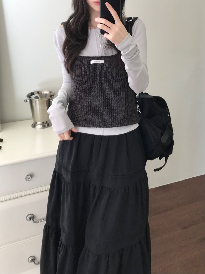 Ripple Knit Sleeveless (3 colors)