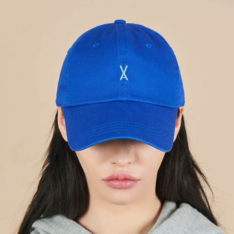 VARZAR（バザール）の「Varzar Logo Over Fit Chino Ball Cap Blue（Accessories）」