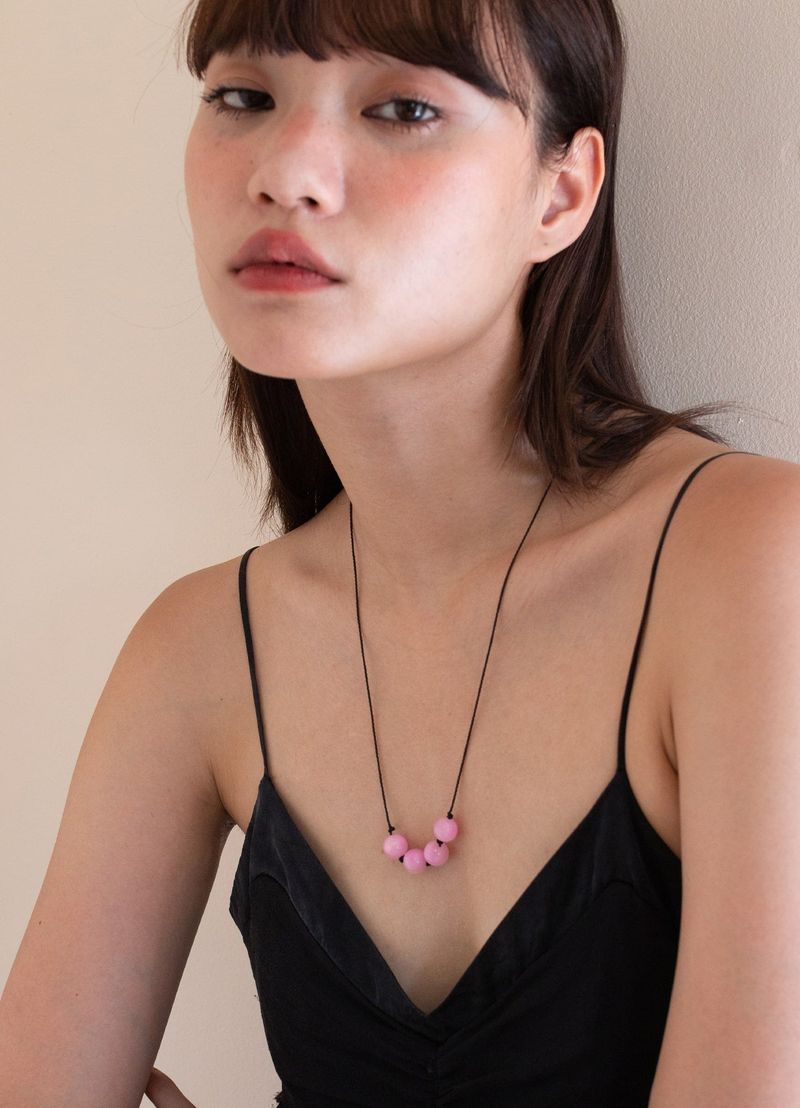 Bubble Necklace - Pink