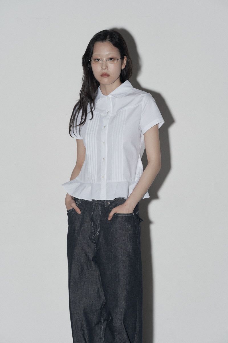 pintuck bl (white)