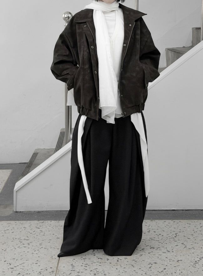 Dion Tie-Dye Leather Jumper