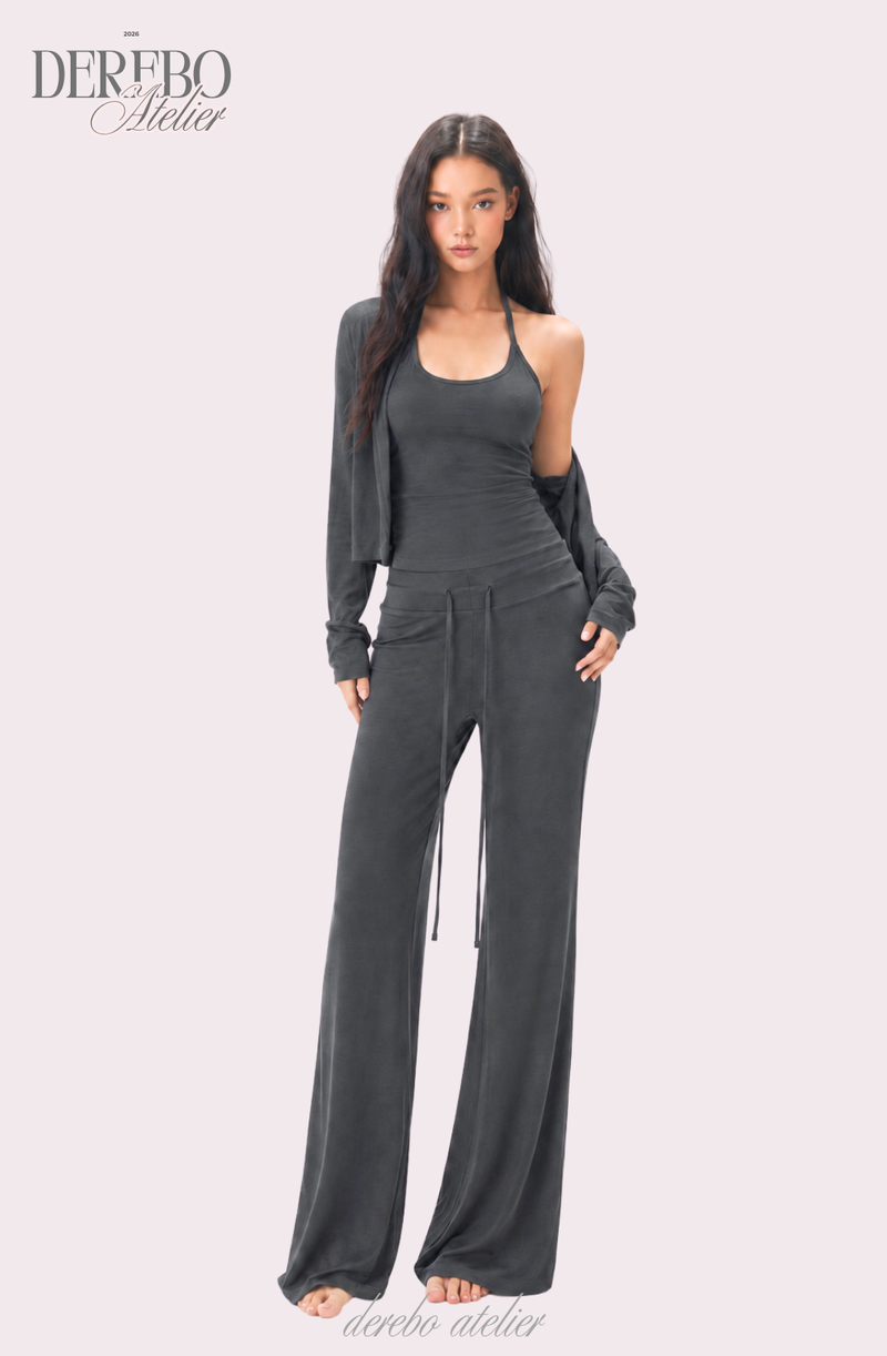 Roena pad sleeveless flare training set-up (pants long)
