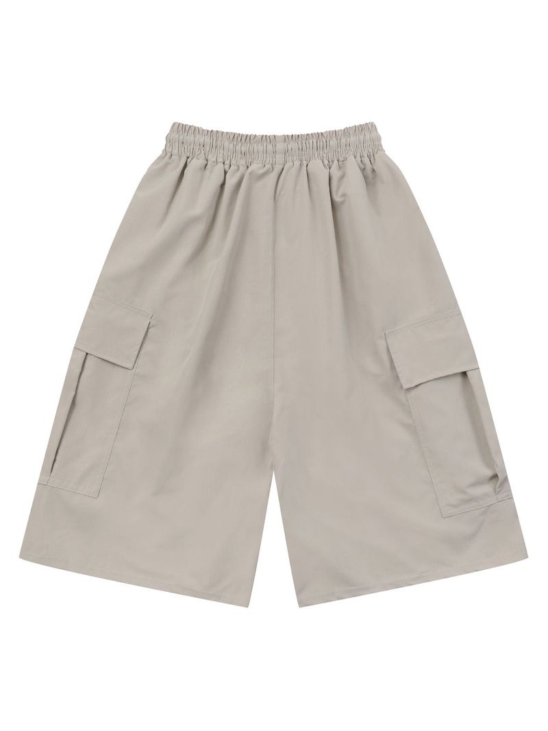 LAUREL POLY BERMUDA HALF PANTS (4color)