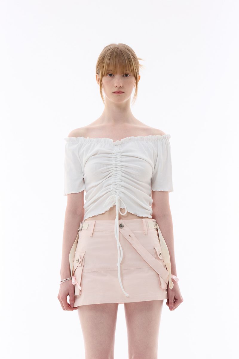 ARIKIM（アリキム）の「XOXO OFF-SHOULDER / WHITE（Tops）」