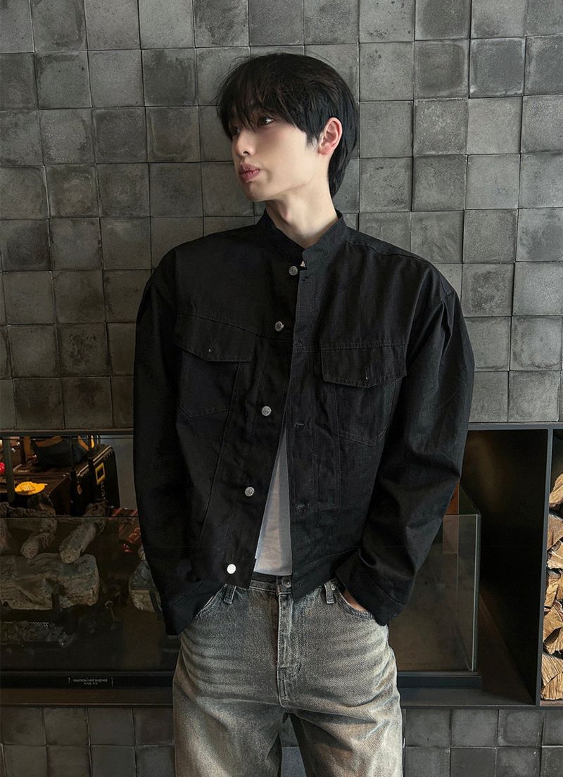 Pocket China Crop Jacket