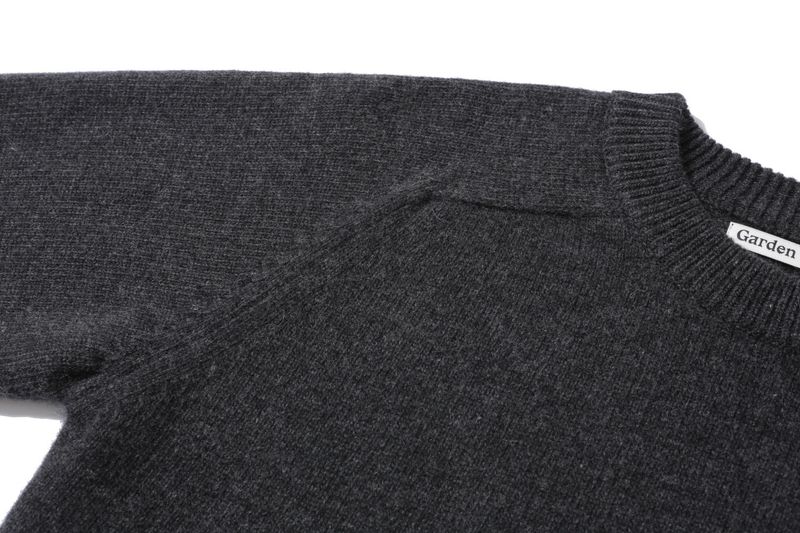 CREWNECK WOOL SWEATER (charcoal)