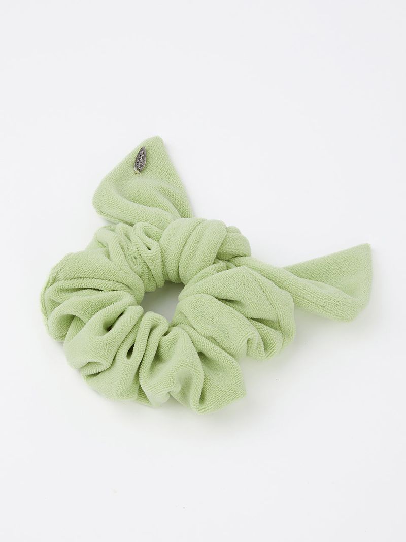 TERRY RIBBON SCRUNCHIE_LIME