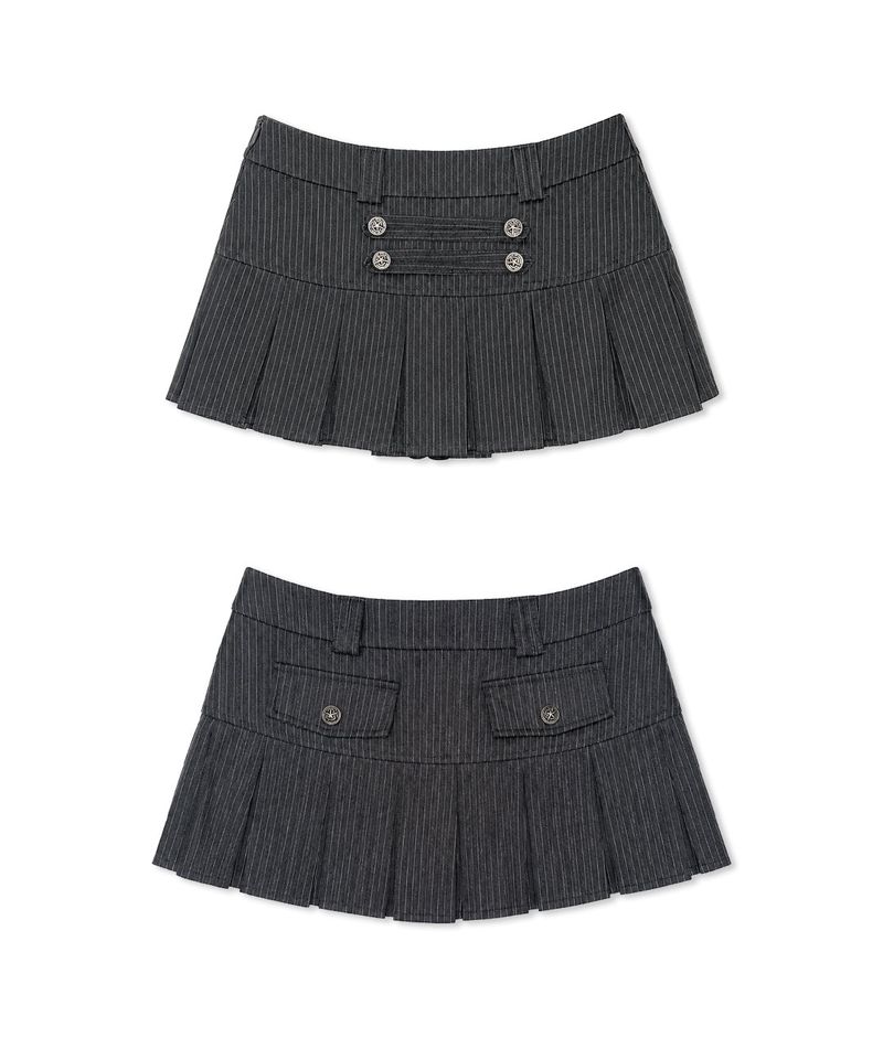 leon pleats mini sk (3colors)