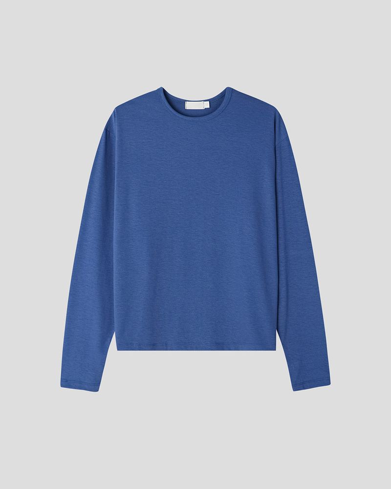 Silky Basic Layered Long Sleeve T-Shirt