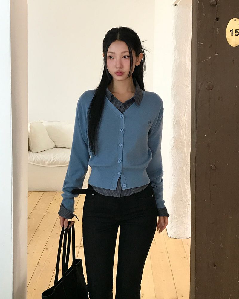 [ORIGINAL] Vale V-Neck Knit Cardigan