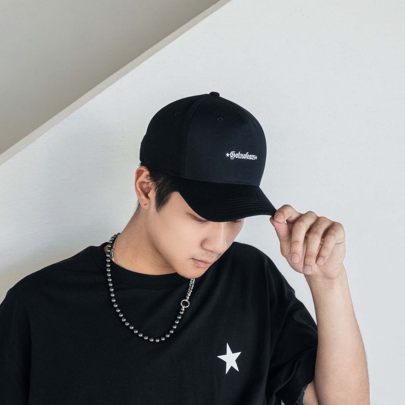 MINI LOGO-EMBROIDERED DAD CAP
