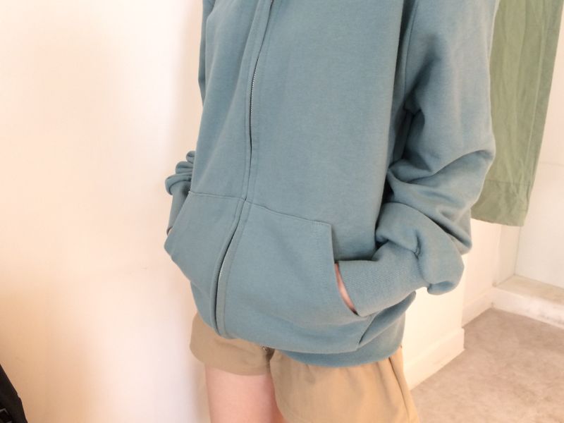Haze Flower Hooded Zip-Up