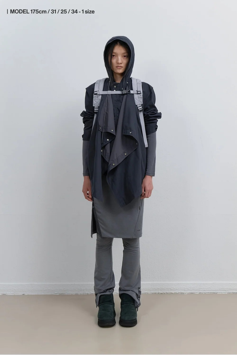 Draped Field Parka / Navy