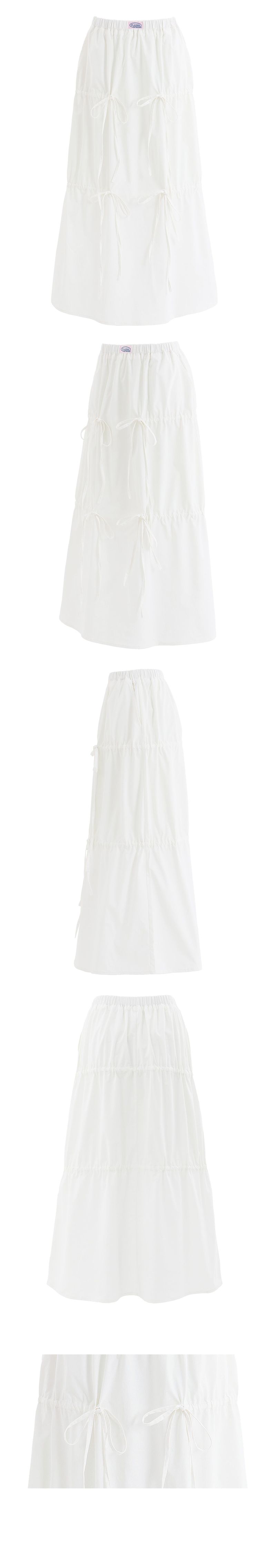 PARTY SKIRT IN WHITE