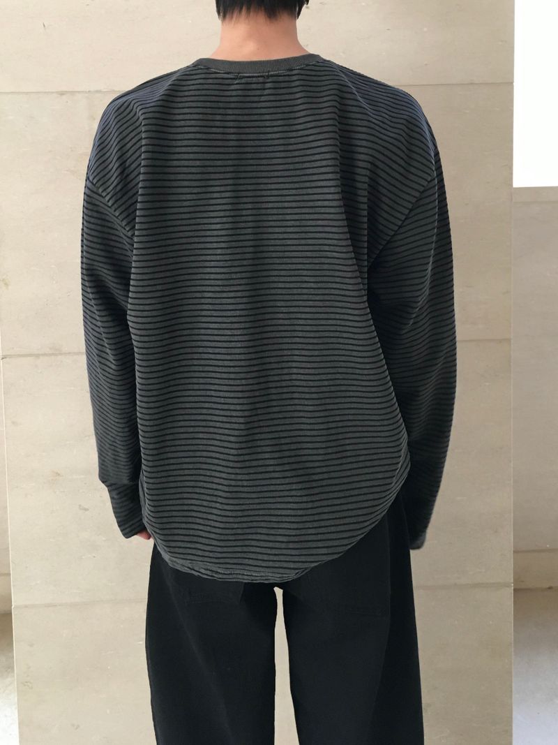 Zed Pigment Stripe Long Sleeve 3C