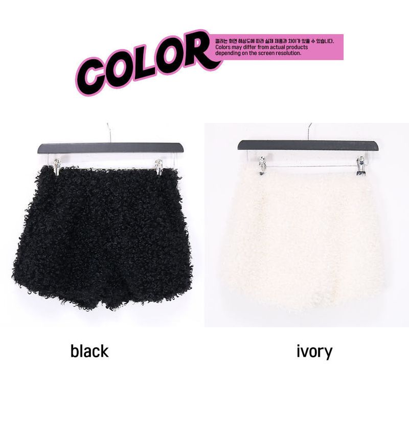 mong-mong poodle shorts (2color)
