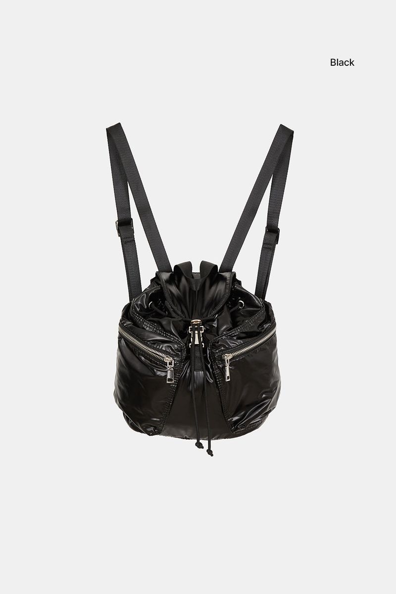 Popcorn glossy pocket mini backpack