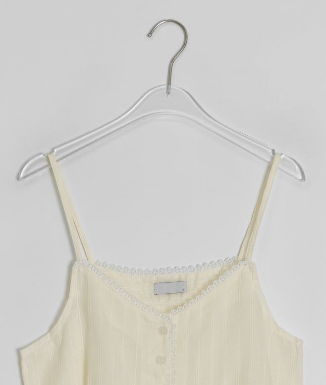 Zerni V-neck Lace Bustier Layered Sleeveless