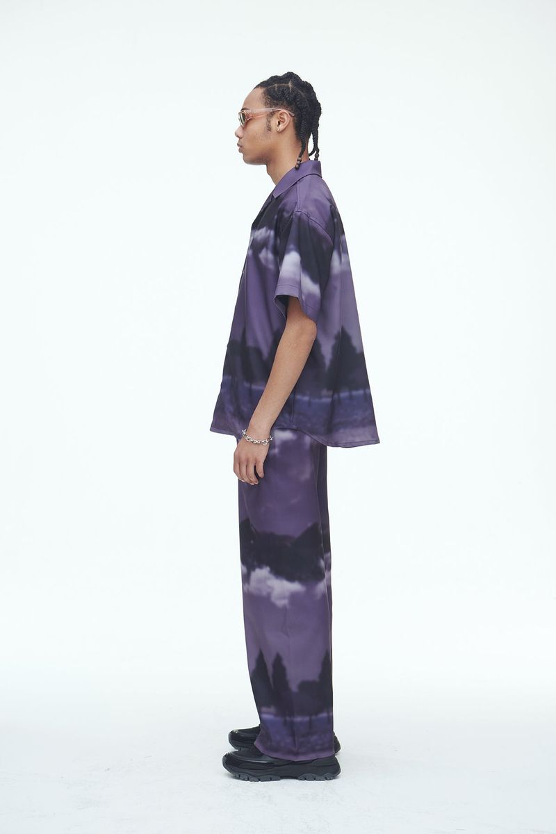 Purple Wind Flow Shirts