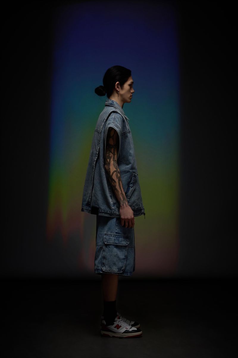 Denim Zip Vest
