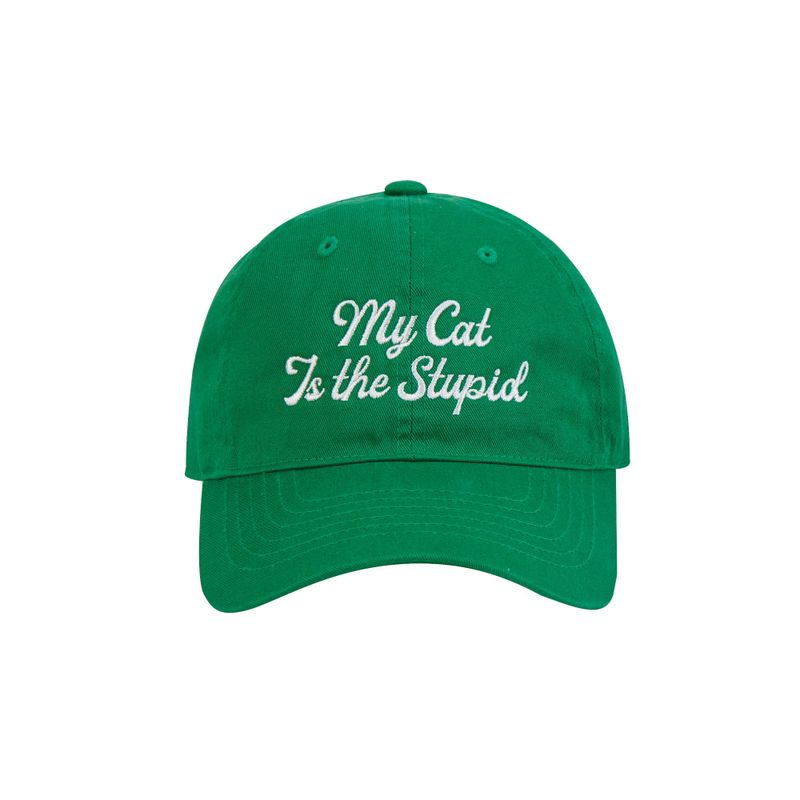 STUPID CAT BALL CAP_GREEN