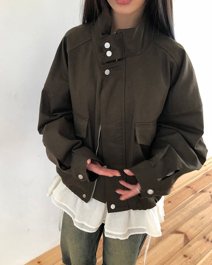 Buen Out-Pocket Boxy Field Jacket