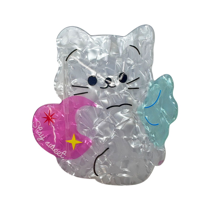 3amgang（スリーエイエムギャング）の「Angel cat hairpin（Hair Accessories）」