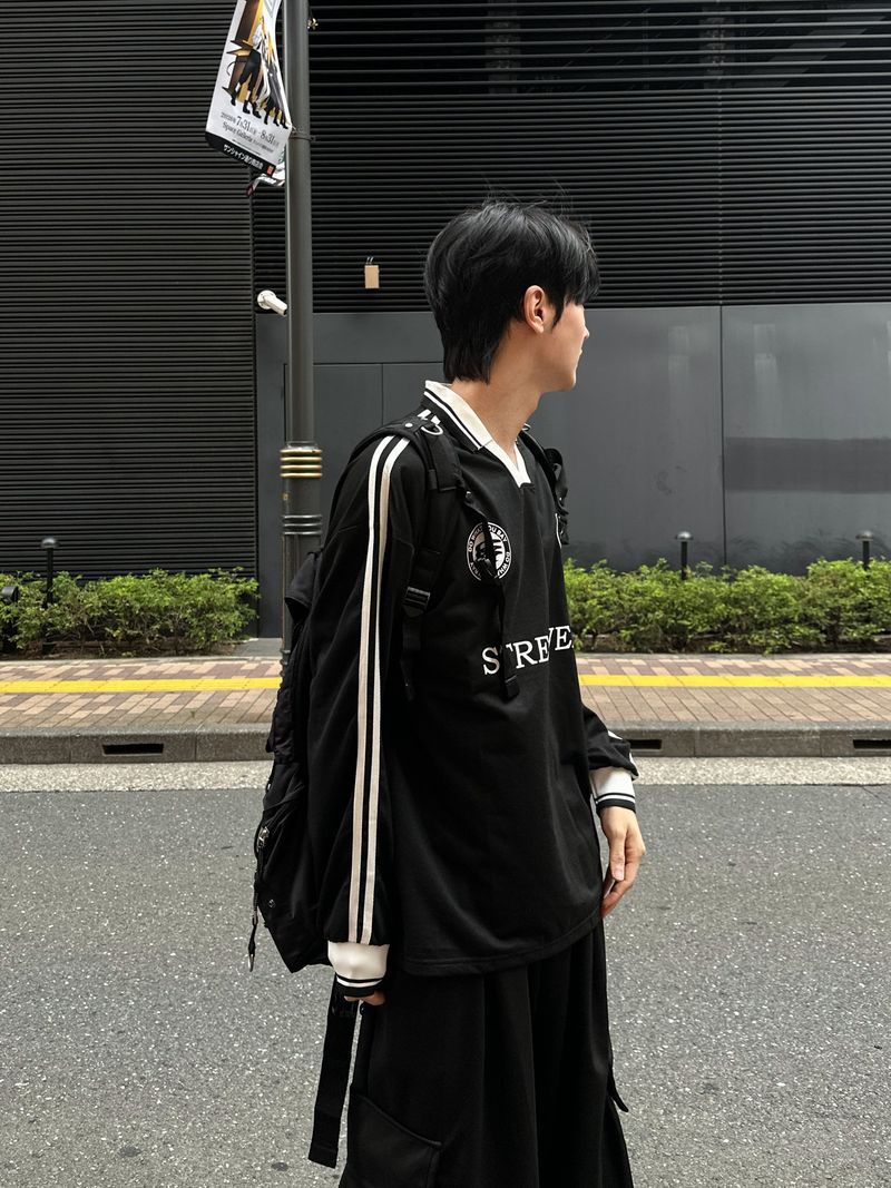 VISION TRACK COLLAR LONG SLEEVE