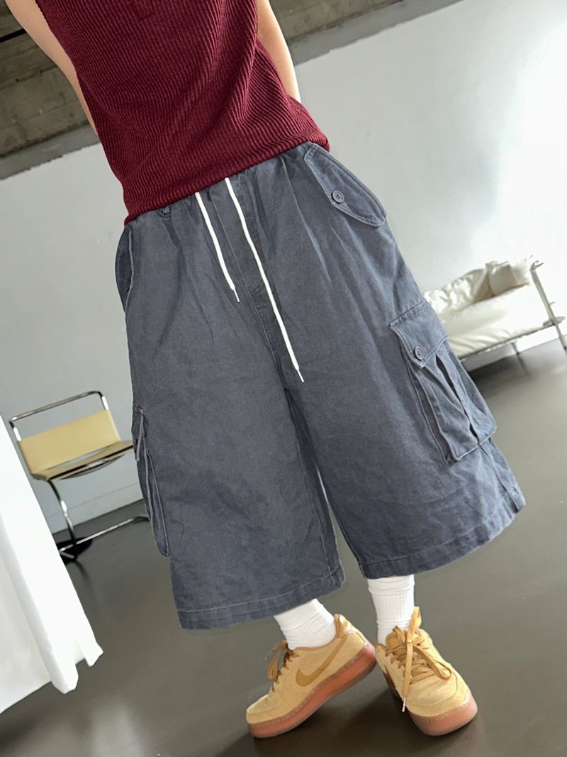 リールズ バック カーブ ピグメント バルーン バミューダ ショーツ 3カラー