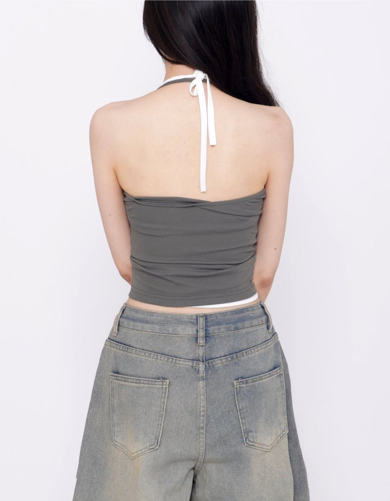 Lenin Layered Halter Sleeveless Set
