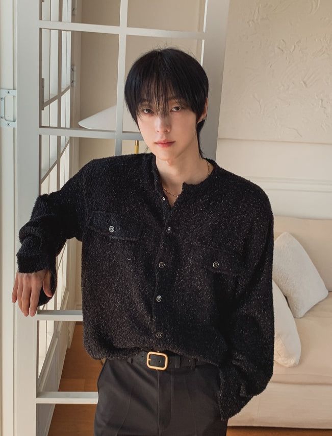 Mir Shining Tweed Crop Jacket