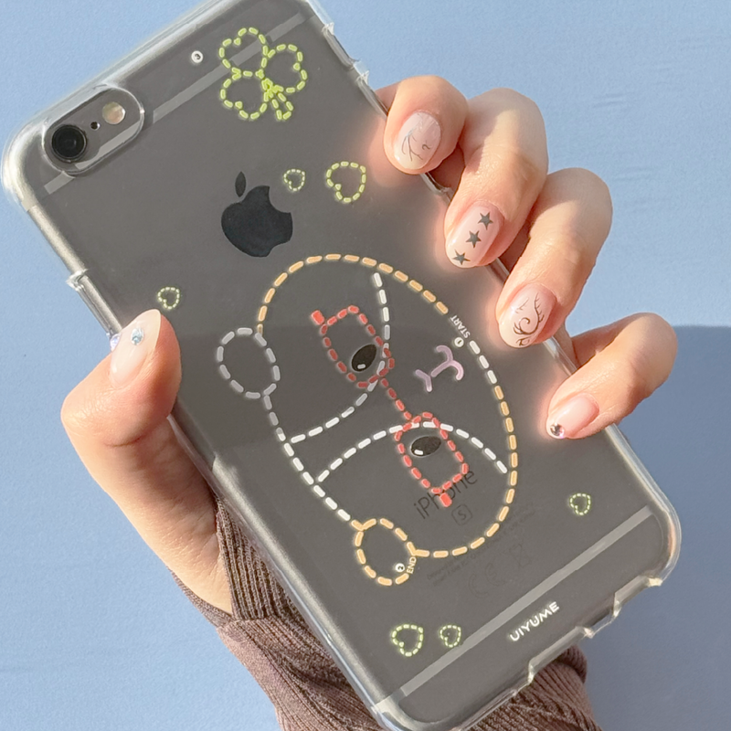 UIYUME（ユアイユメ）の「Let's DOT case (glass guinea.ver)（Smartphone Accessories）」