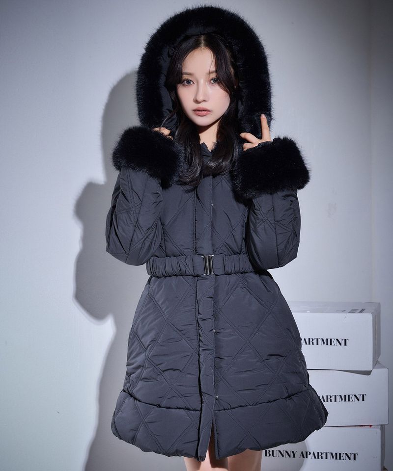 ANDGEEBEE（アンジービー）の「フーディーエコダウンコート（Jackets/Outerwear）」