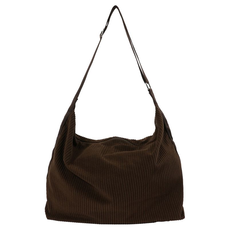 SOFT CORDUROY CROSS BAG (4COLOR)